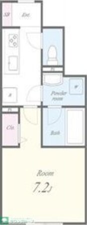 ポートパレス東海通の物件間取画像